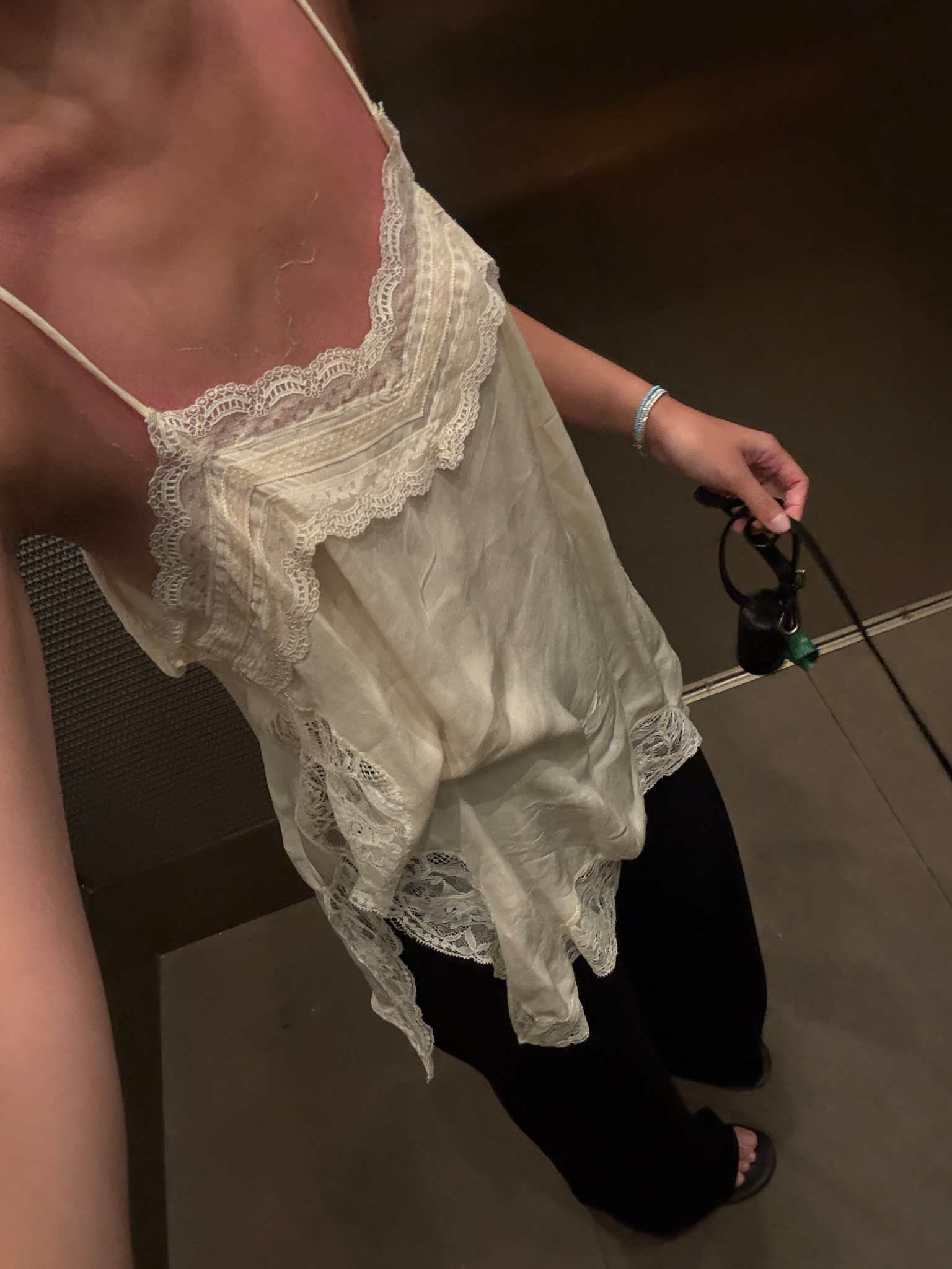 Peeling from my sunburn :-( top size medium & pants size small 