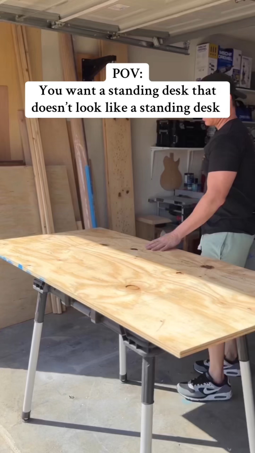 Standing desk but make it aesthetic 🙌 The Dremel Blueprint tools made this build easy but also packed a lot of power!  If you’re looking for lightweight, compact tools that don’t break the bank, these are for you! 

#LTKWatchNow #LTKHome