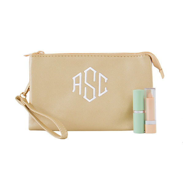 Monogrammed Wristlet Clutch | Marleylilly