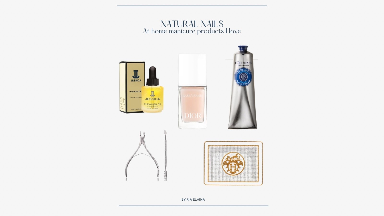 My essentials for clean girl nails 🤍

#LTKuk #LTKbeauty