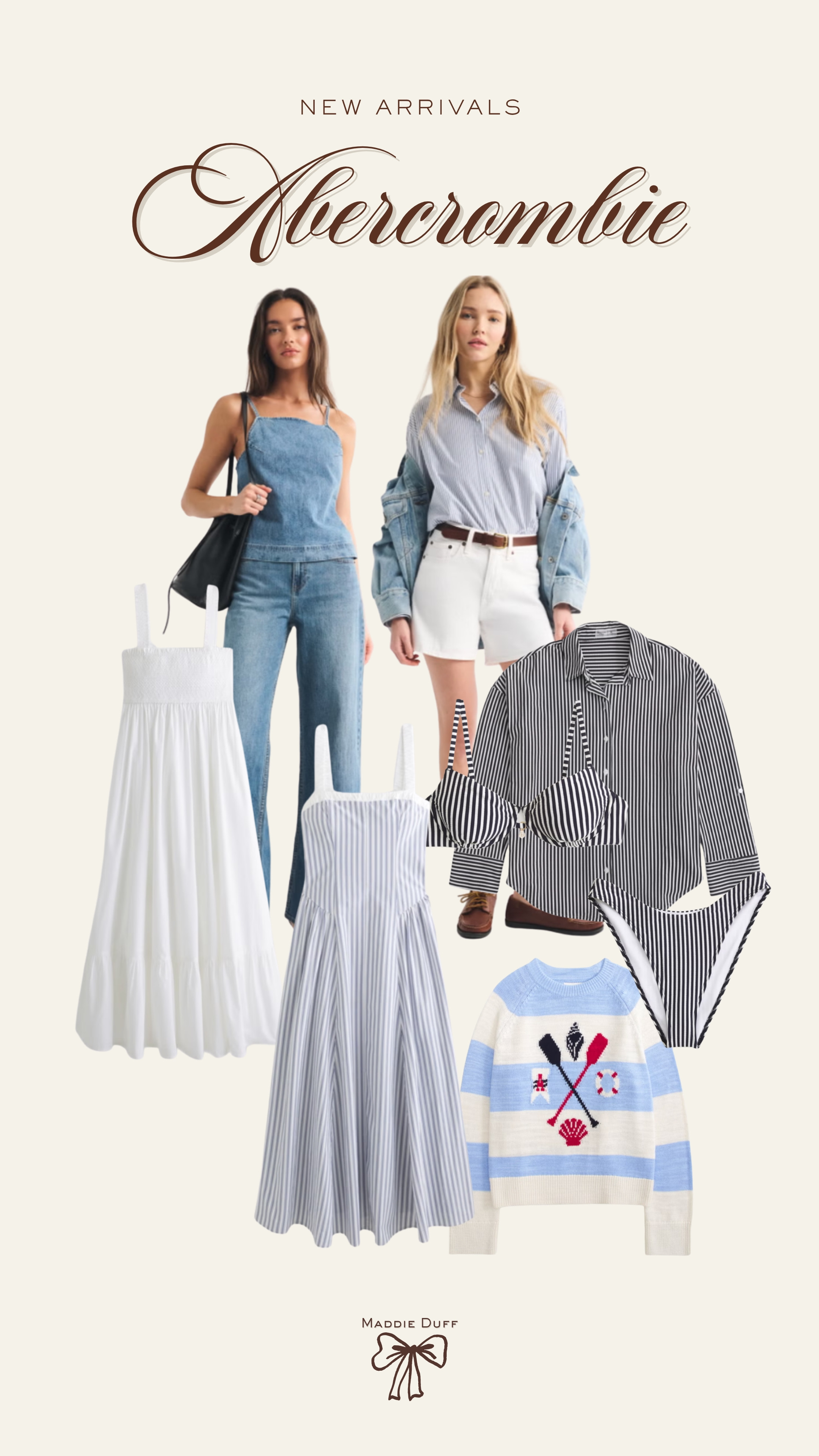 New arrivals from abecrombie!

spring outfits, summer dresses, abercrombie 

 #LTKootd