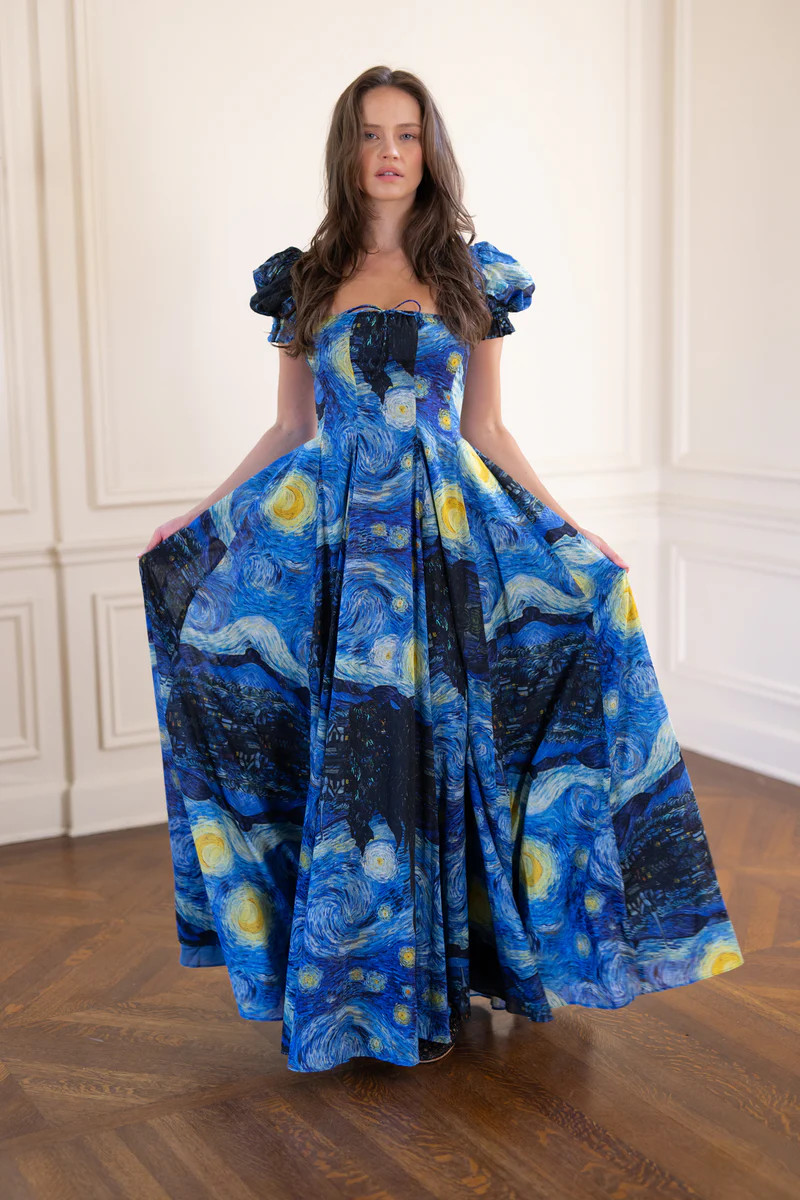 The Starry Night Garden Party Gown | Selkie Collection