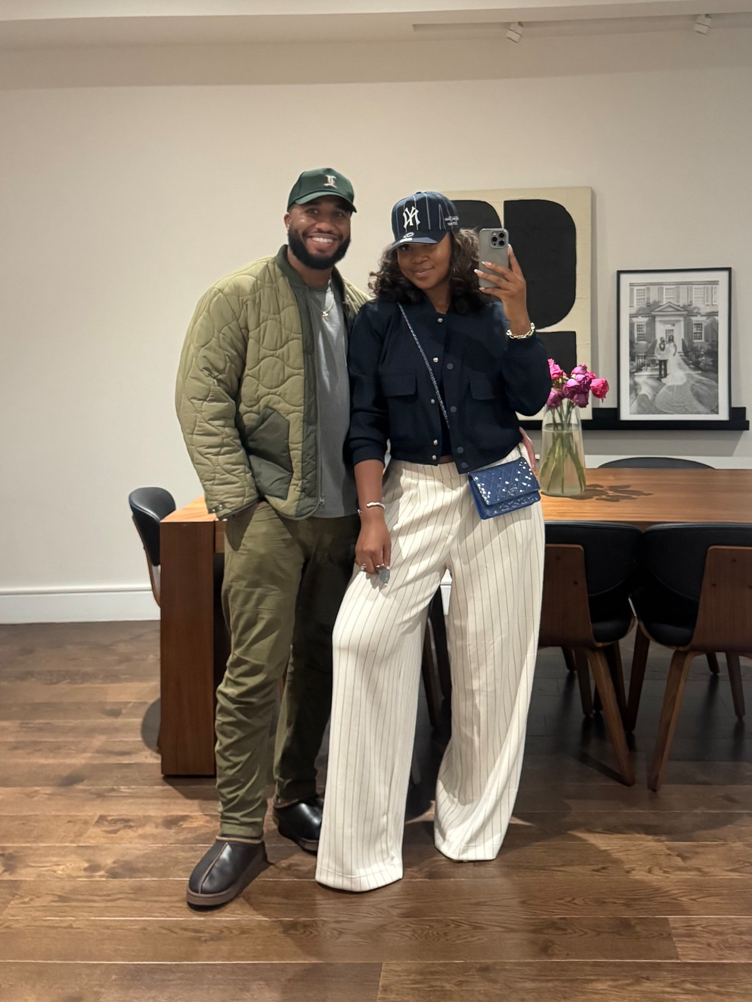 Swapped out my blazer for a bomber for a more casual vibe!! Medium bomber and large tall pants!! 

#LTKStyleTip #LTKMidsize #LTKTall