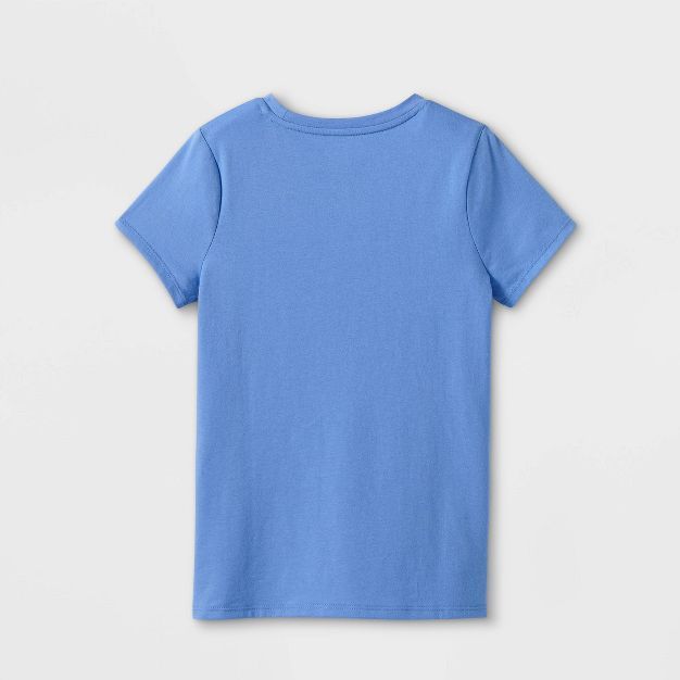 Girls' 'Rainbow' Graphic T-Shirt - Cat & Jack™ Periwinkle Blue | Target