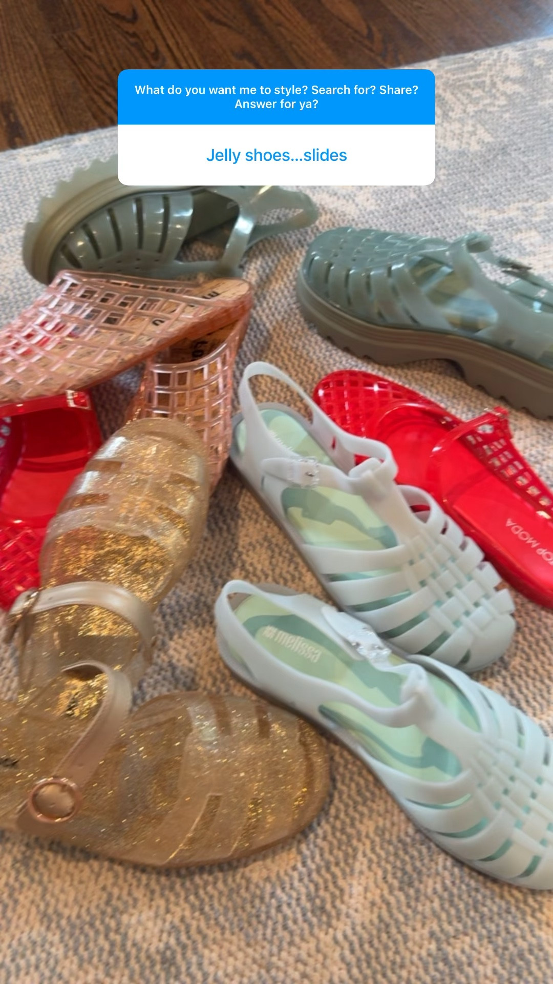 Jellies… here for it! 

I wear an 8 in all!

#LTKdayinmylife #LTKTravel #LTKSeasonal