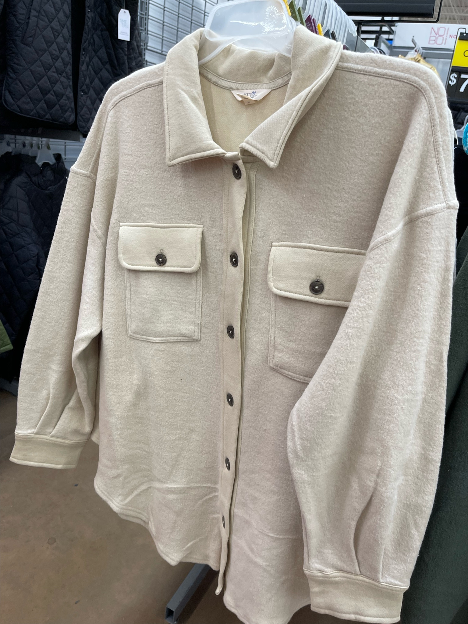 I stumbled across these at Walmart yesterday. They are plus size but would give you the perfect oversized look for less than $30!

Comes in army green as well. 

#LTKSeasonal #LTKunder50 #LTKstyletip