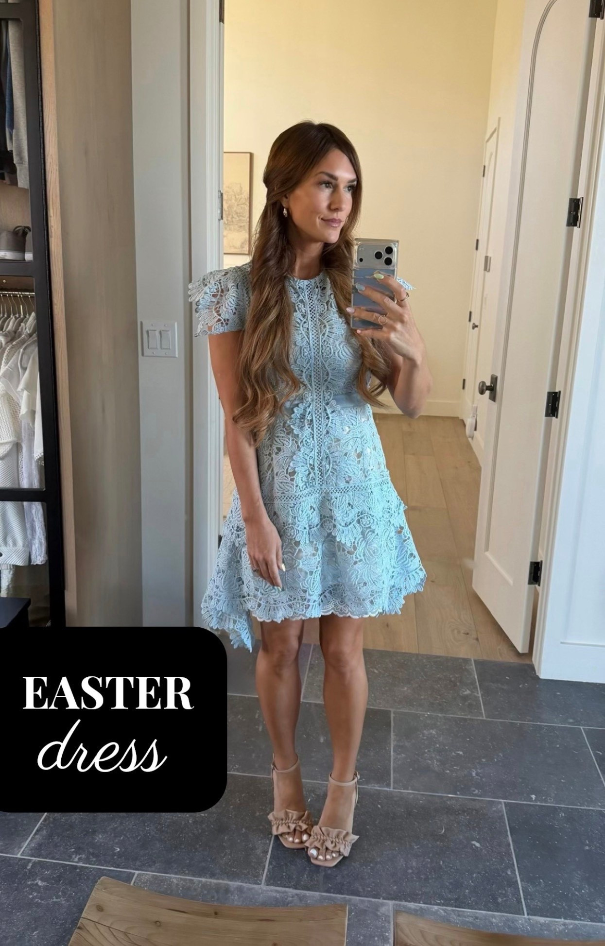 Perfect pastel for spring! I did add a lace slip under because I wanted a little more coverage. I’m 5’5, 125 and got the size 4. 

easter dress women #springoutfits2026 #easteroutfitswomen #springdresses

#LTKPetite #LTKSeasonal #LTKSaleAlert