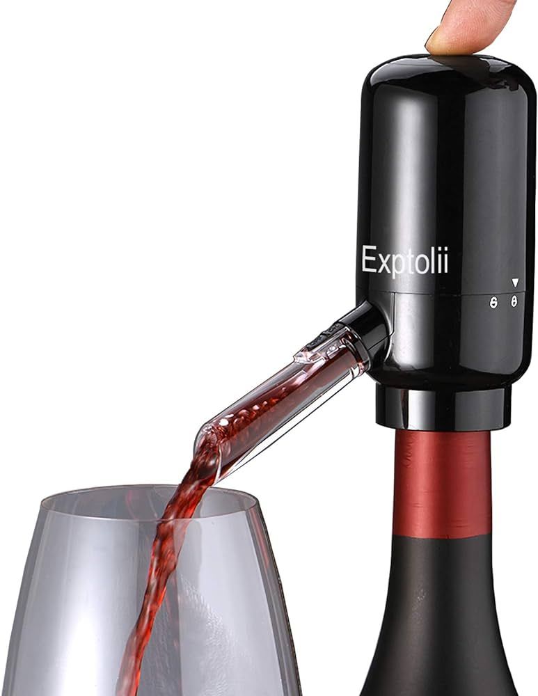 Electric Wine Aerator Pourer, Automatic One-Touch Wine Decanter and Wine Dispenser Pump Wine Oxid... | Amazon (US)