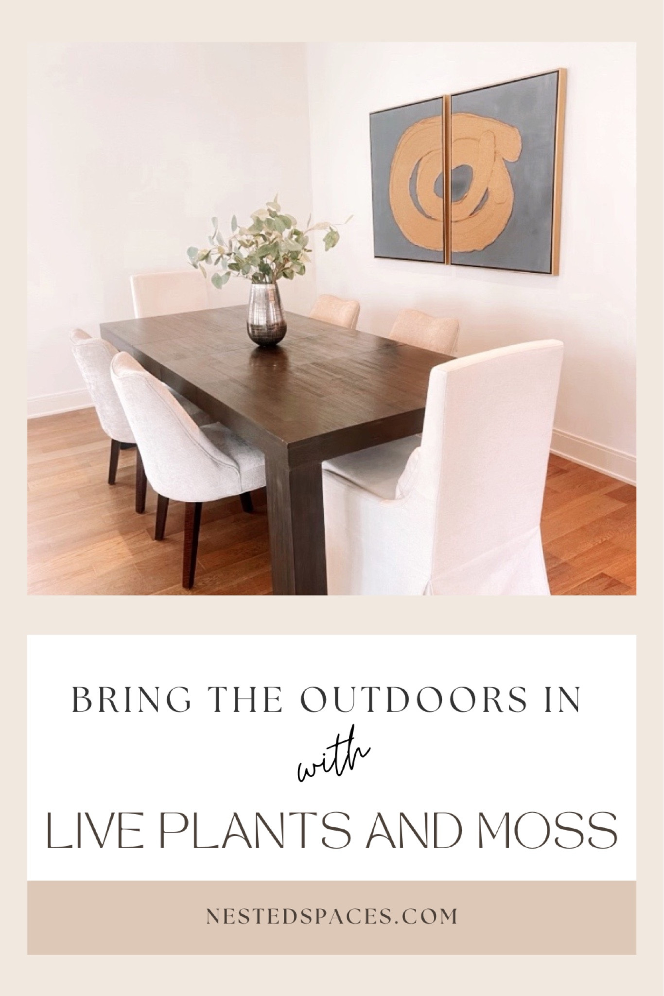 Some of our favorite live plants are ZZ plants and Snake plants. These are also very easy to take care of.
Want to bring in some green without caring for a live plant? Try Spring Deer Moss, moss spheres or moss rocks in a bowl, vase or one of your favorite decorative accessories.

#LTKfamily #LTKSeasonal #LTKhome