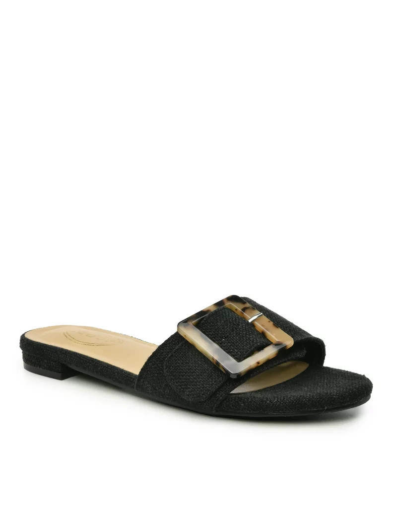 Scoop Women's Buckle Slide Sandal | Walmart (US)