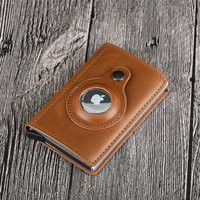 Airtag Wallet Card | Trifold Men Personalized Id Holder Leather Airtag Handmade For Dad Fathers Day  | Etsy (US)