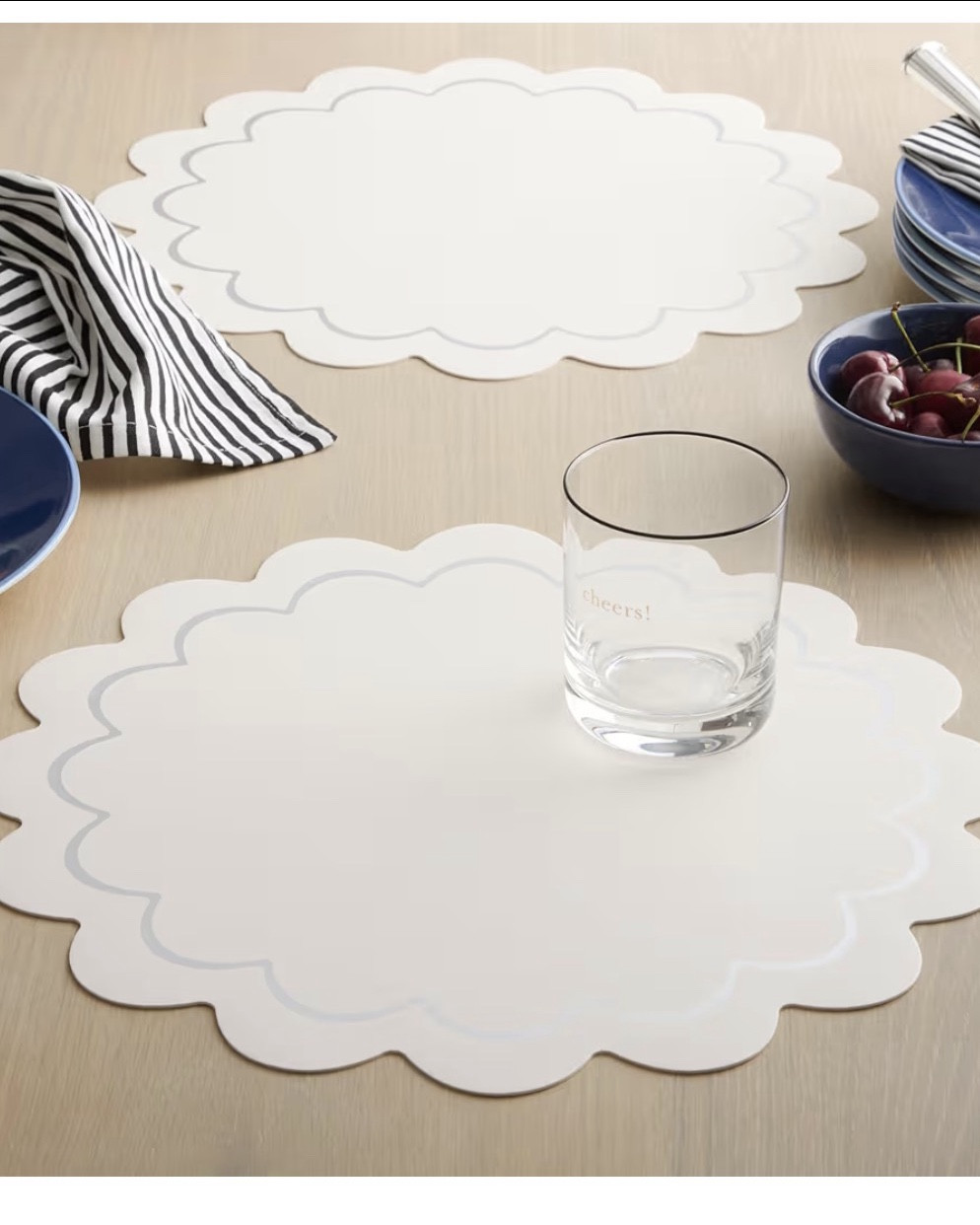  Scallop Edge Round Reversible Placemats 6-Pack Set🤍✨

#LTKHome #LTKSaleAlert #LTKmomlife