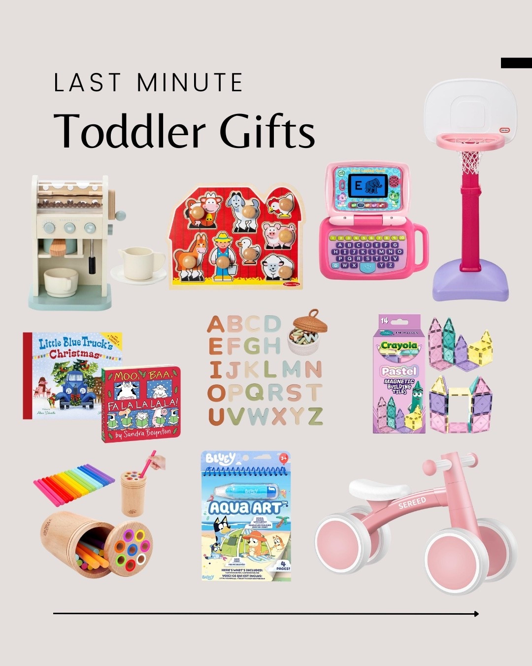 Last minute gifts your toddler will love 🧸💖 #toddlergifts #toddlermom #toddler #christmasgifts

#LTKBaby #LTKHoliday #LTKKids