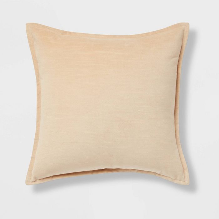 Cotton Velvet Square Pillow - Threshold™ | Target