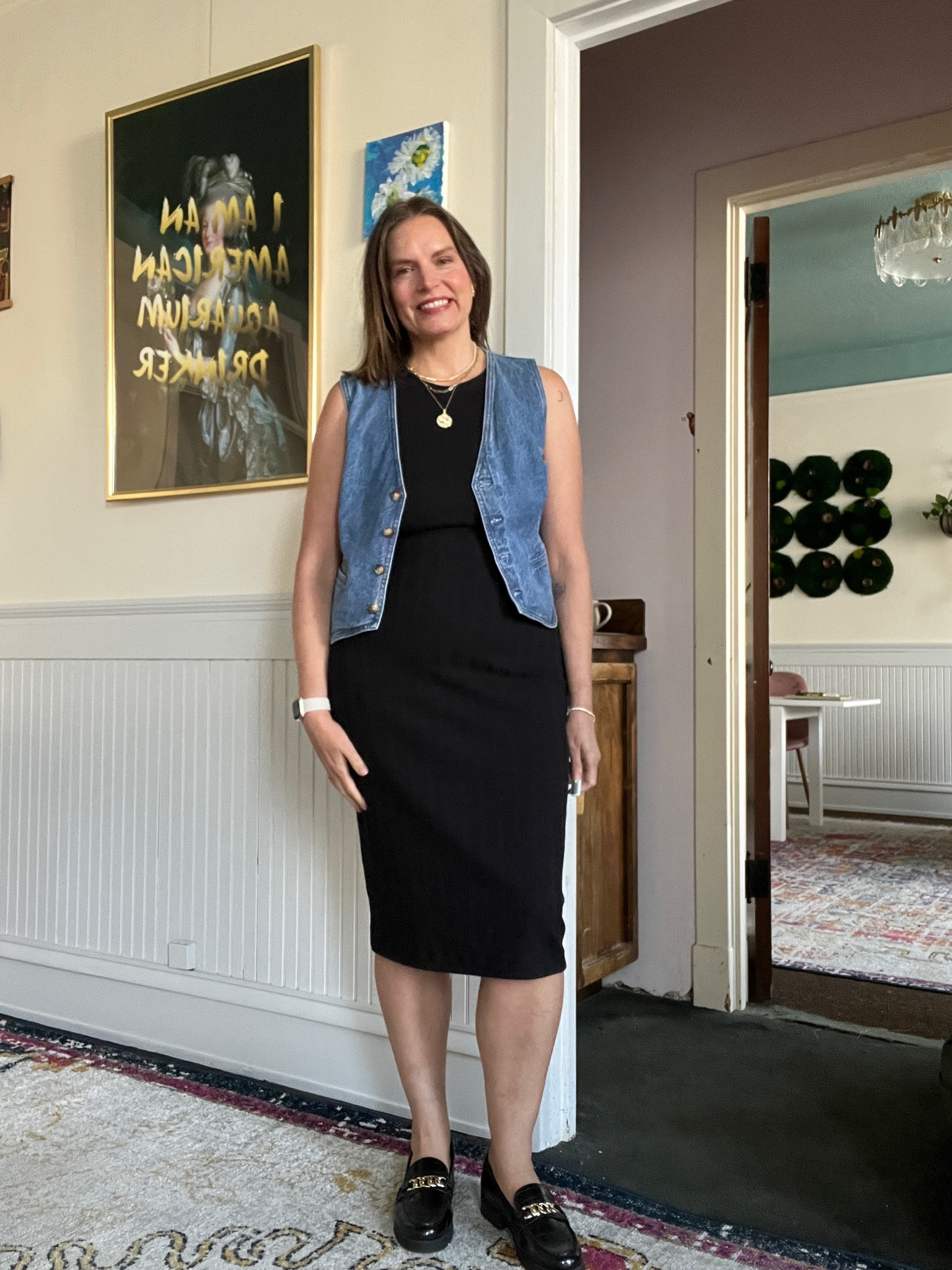 Denim vest looks for fall

#LTKMidsize #LTKSeasonal #LTKOver40