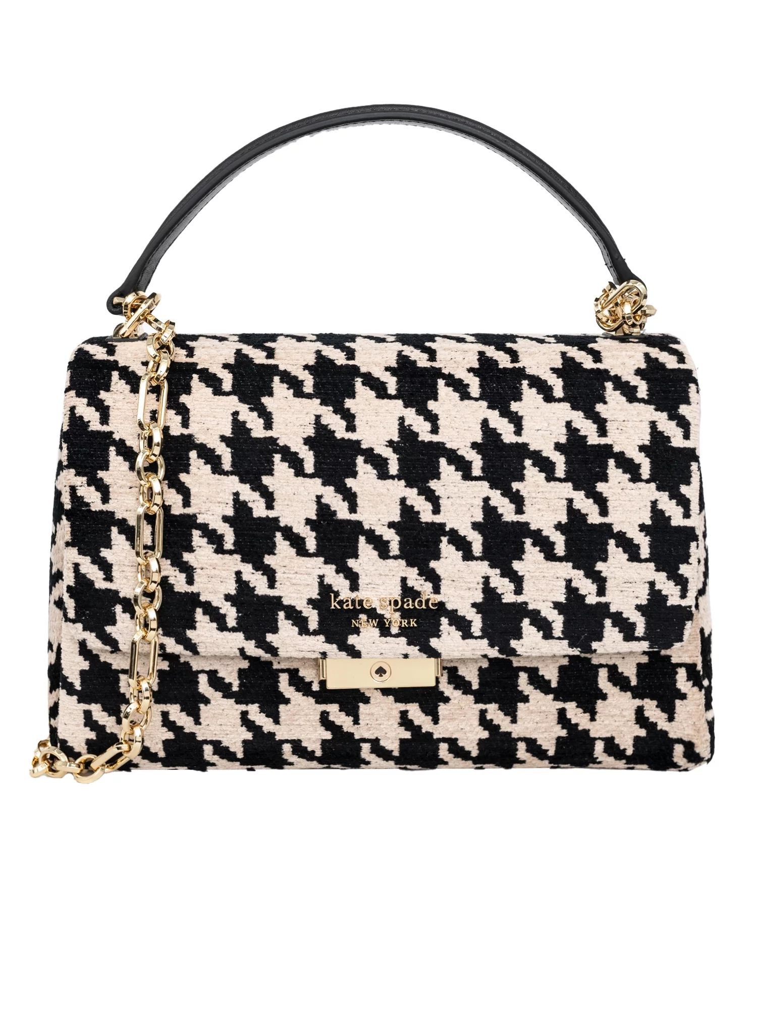Kate Spade New York Women's Carlyle Houndstooth Medium Shoulder Handbag | Walmart (US)
