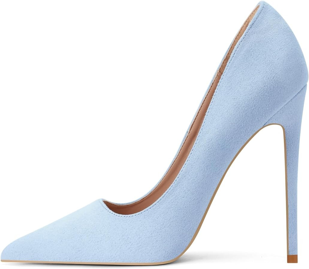 Elisabet Tang High Heels, Women Pumps Pointed Toe Stilettos 4.7 inch/12cm Sexy Heels Party Shoes | Amazon (US)