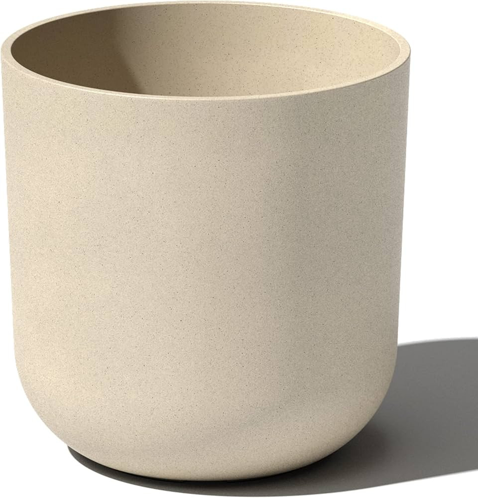 Veradek Modern Plastic Indoor Plant Pot in Sand | Amazon (US)