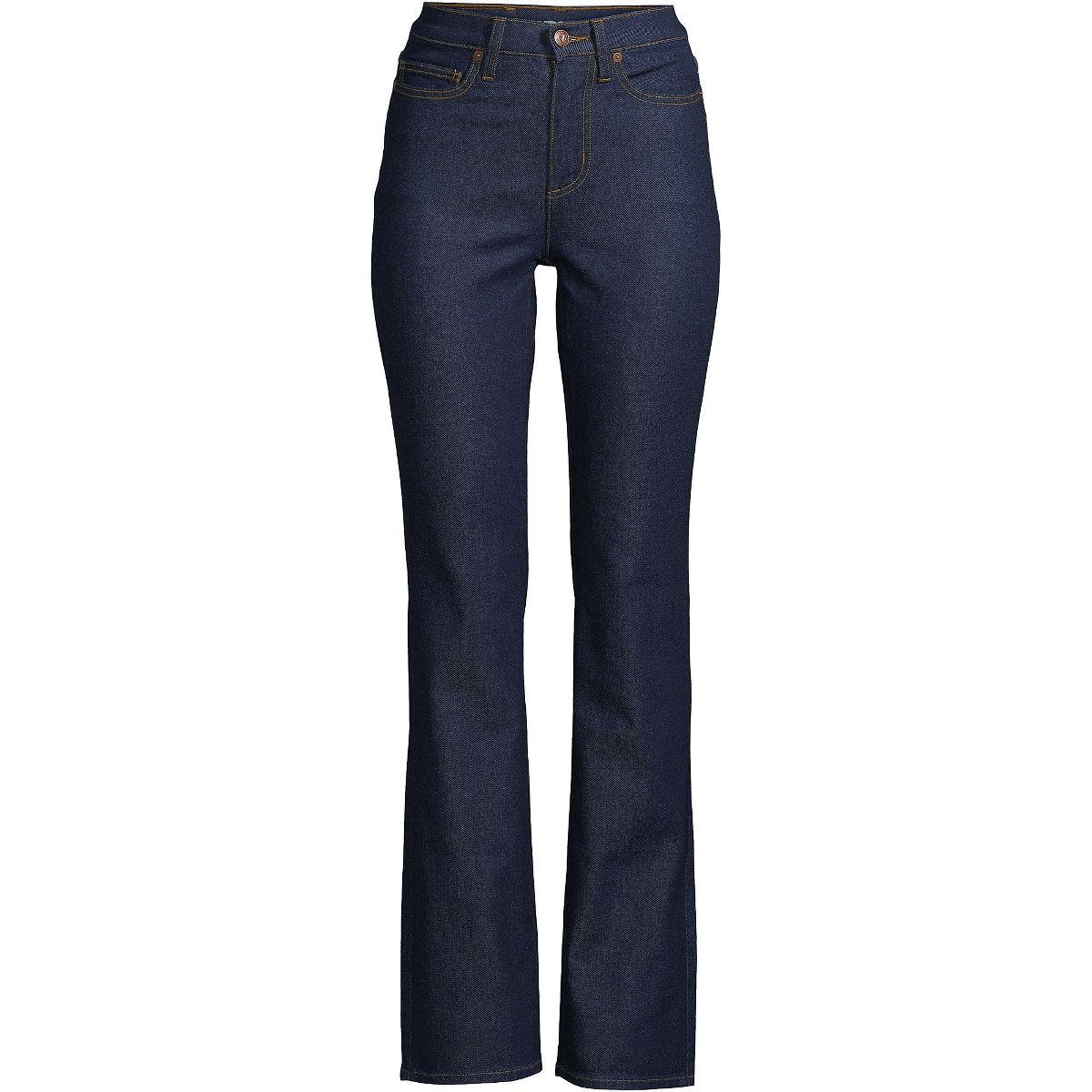 Lands' End Women's Recover High Rise Bootcut Blue Jeans | Target