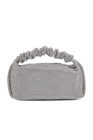 Alexander Wang Scrunchie Mini Bag in White from Revolve.com | Revolve Clothing (Global)