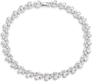 Nordstrom Cubic Zirconia Cluster Collar Necklace | Nordstrom | Nordstrom