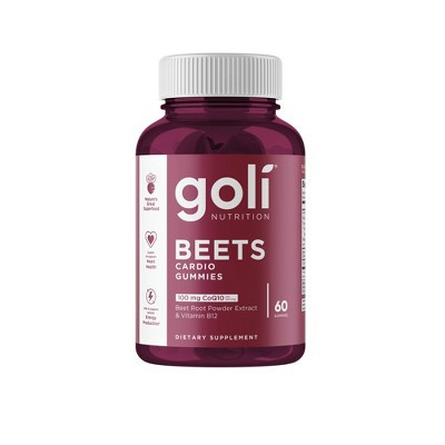 Goli Nutrition Beets Cardio Vegan Vitamin Gummies - 60ct | Target