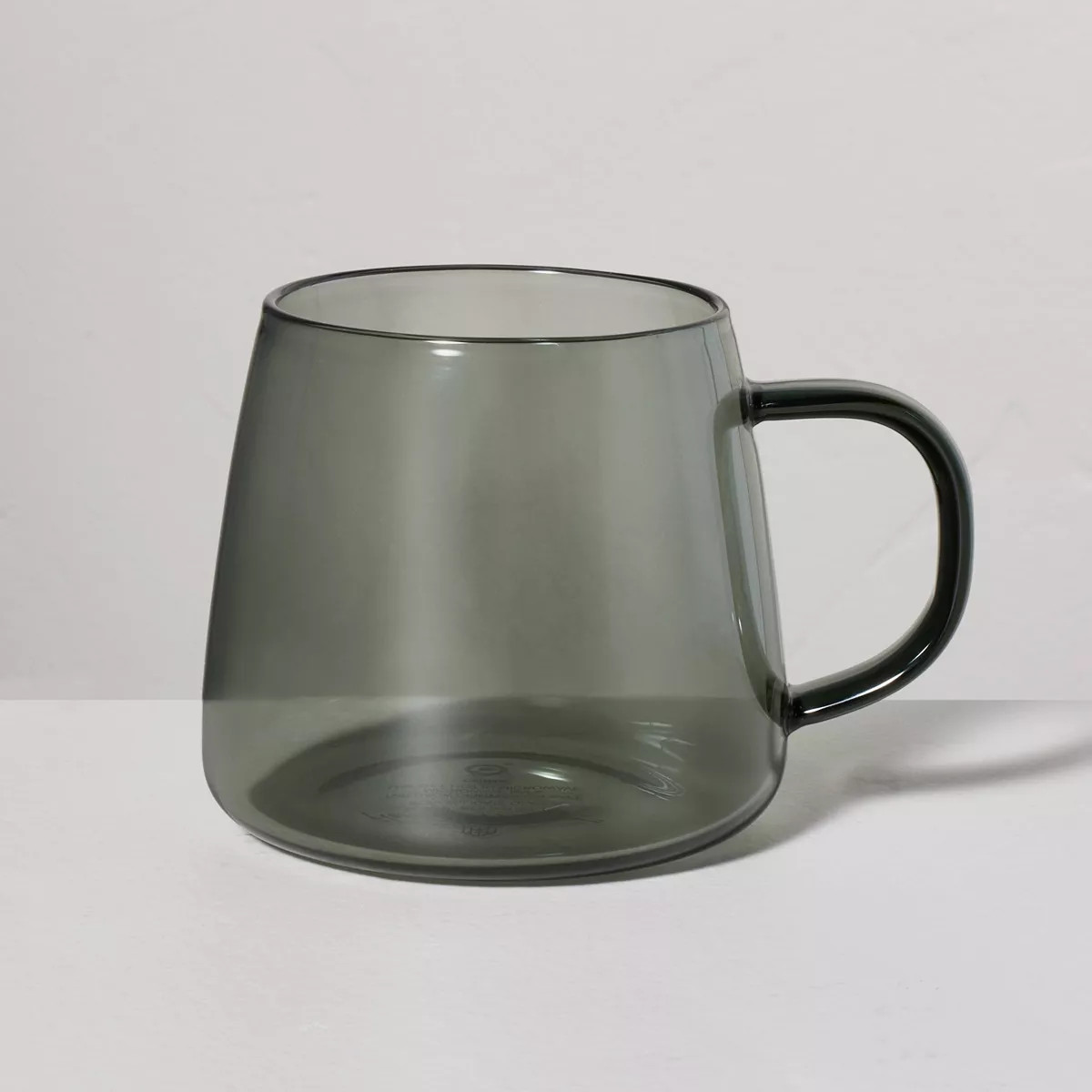 15oz Tinted Glass Mug Smoky Gray - Hearth & Hand™ with Magnolia | Target