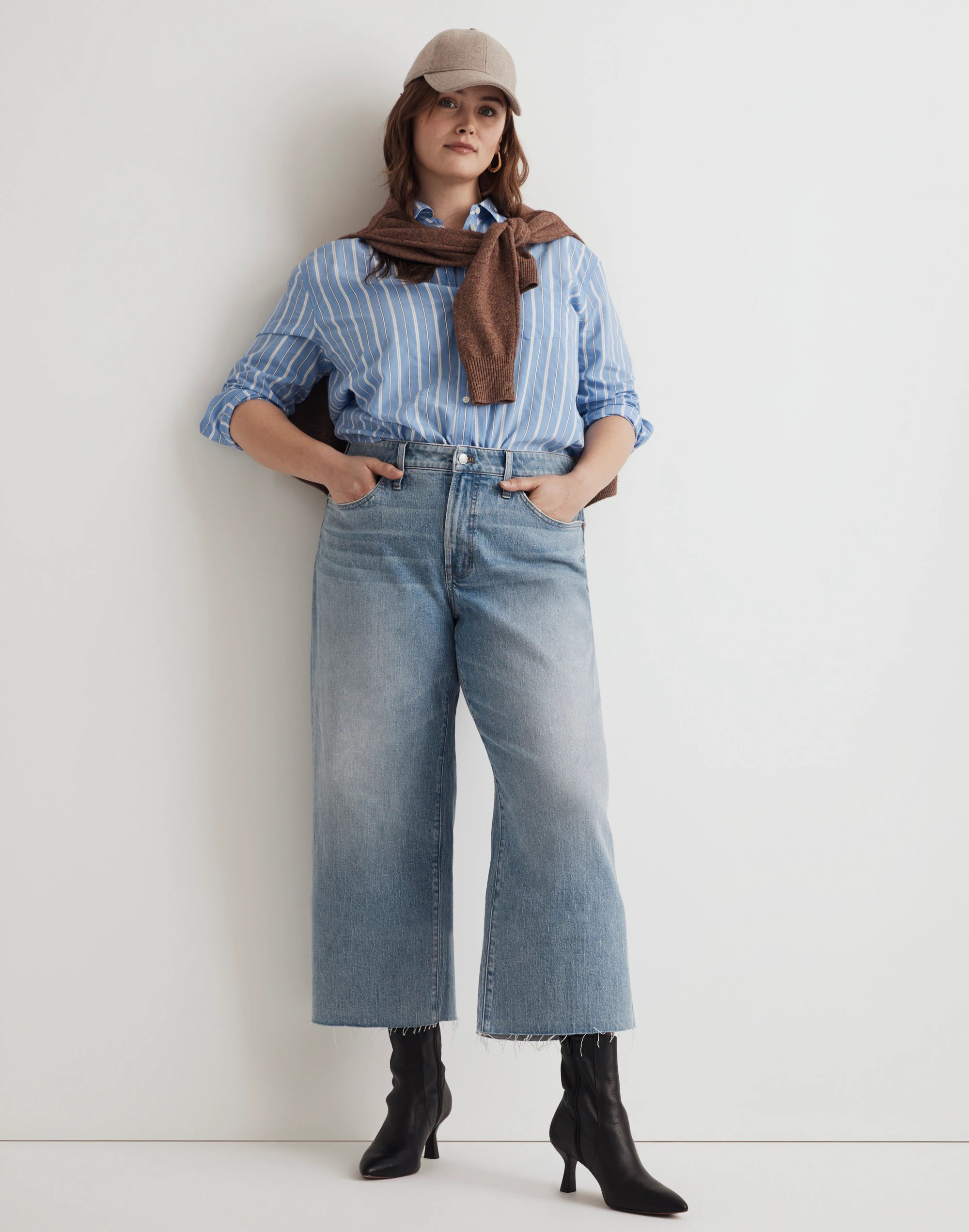 The Plus Perfect Vintage Wide-Leg Crop Jean | Madewell