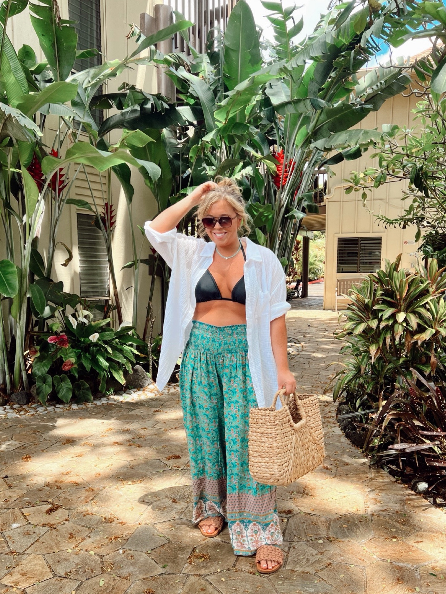 Random… But the Palazzo pants I wore last year and Kauai are finally back in stock! I bought them in orange and turquoise in a size large. They run on the larger side. 

#LTKSaleAlert #LTKMidsize #LTKFindsUnder50