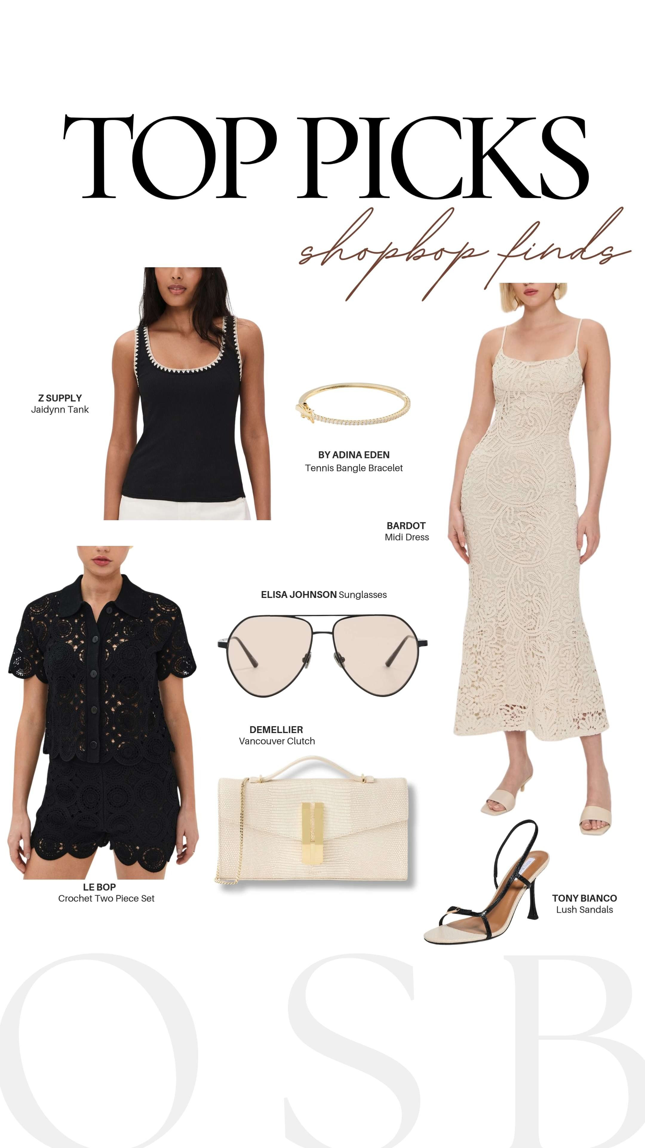 My Shopbop finds of the week! So many good finds from Le Bop, Tony Bianco, Bardot, and more! 🖤 

 #LTKStyleTip #LTKWorkwear #LTKTravel