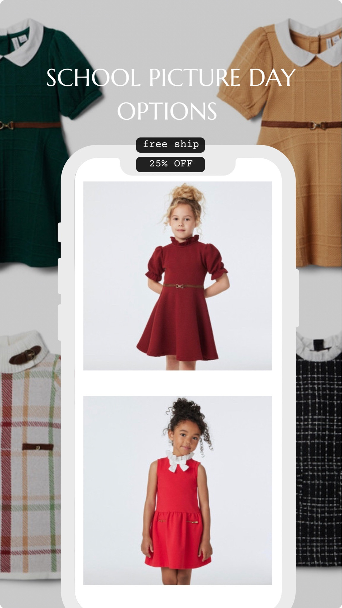 Janie and Jack sale - school picture day options for girls. The cutest dresses are an addt 25% off with free shipping! 

#LTKSale #LTKkids #LTKfindsunder50