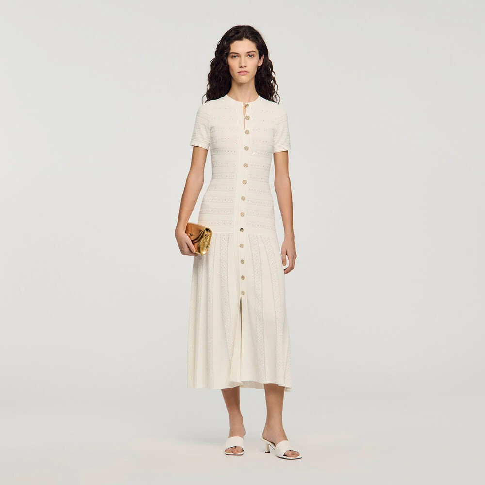 Knit maxi dress | Sandro US | Sandro-Paris US