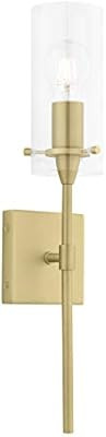 Effimero Gold Wall Sconce Lighting - Bathroom Light Fixture - Modern Indoor Bedroom Wall Lights w... | Amazon (US)