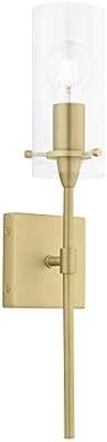 Effimero Gold Wall Sconce Lighting - Bathroom Light Fixture - Modern Indoor Bedroom Wall Lights w... | Amazon (US)
