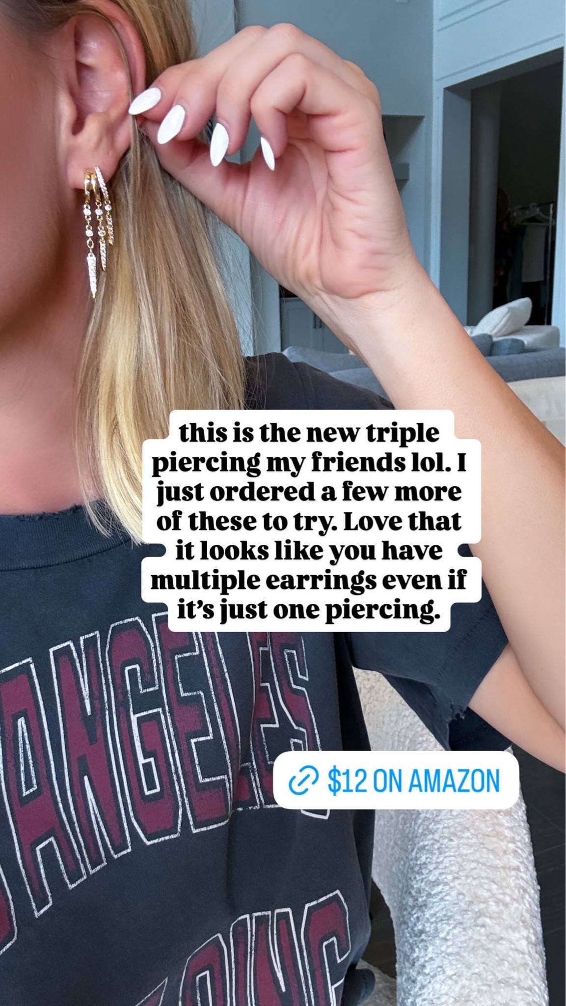 My new earrings that I am obsessed with!!

#LTKmomlife #LTKgrwm #LTKootd