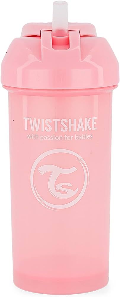 TWISTSHAKE Straw Cups - Premium Silicone Spill-Proof Straw Lids for Babies 6+ Months - 360ml - In... | Amazon (US)