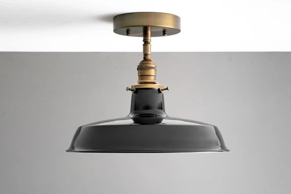 Industrial Ceiling Light  Semi Flush Mount Light Fixtures  - Etsy | Etsy (US)