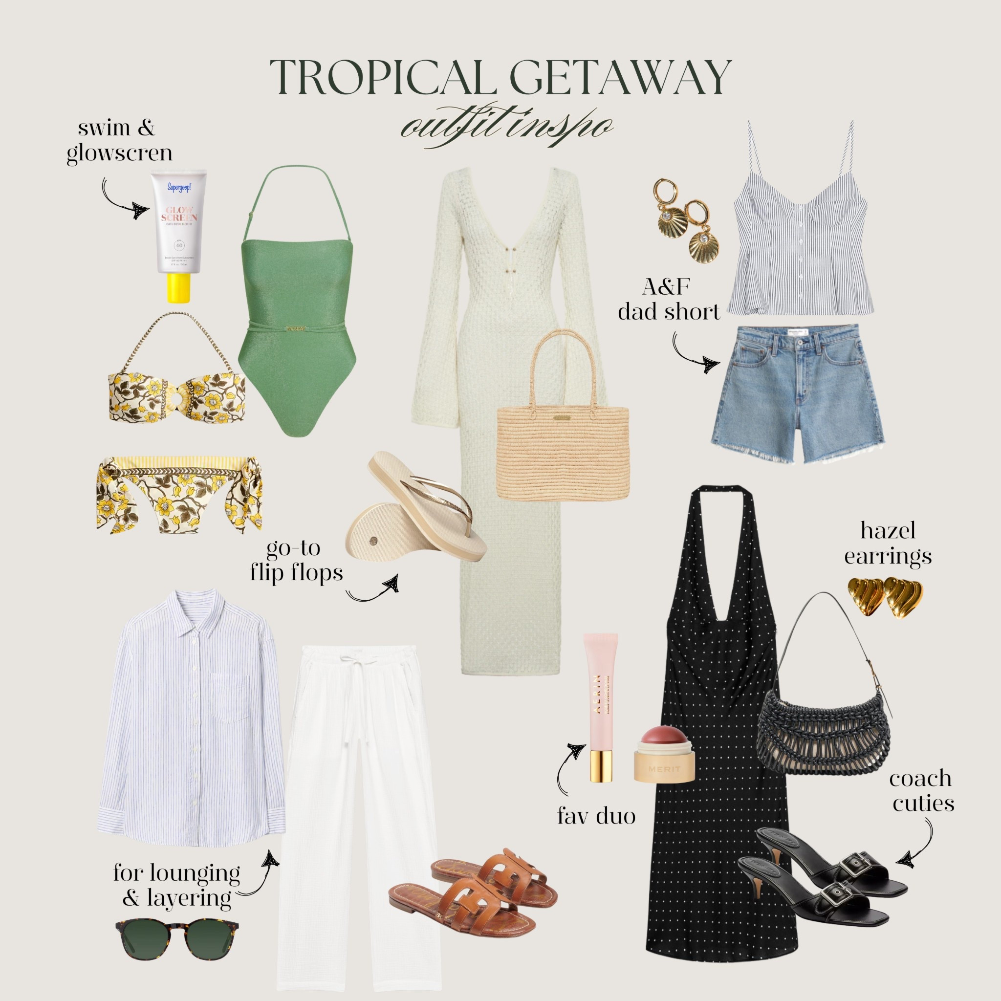 tropical getaway outfit inspo | jacqmaria jewelry code is always viv15 

#LTKStyleTip #LTKSummerEdit #LTKSeasonal