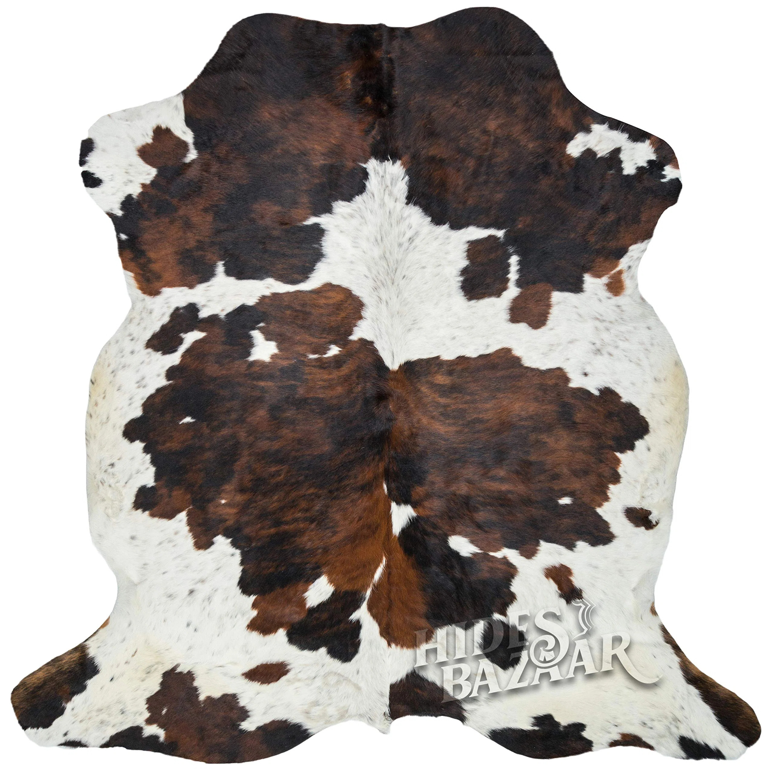 Classic Tricolor Cowhides Rug, Premium Quality Genuine Leather Cowhide | Wayfair North America