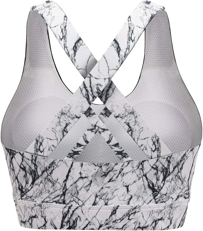 Sports Bras for Women Yoga Workout Tops Running Exercises Gym Shirts | Amazon (US)