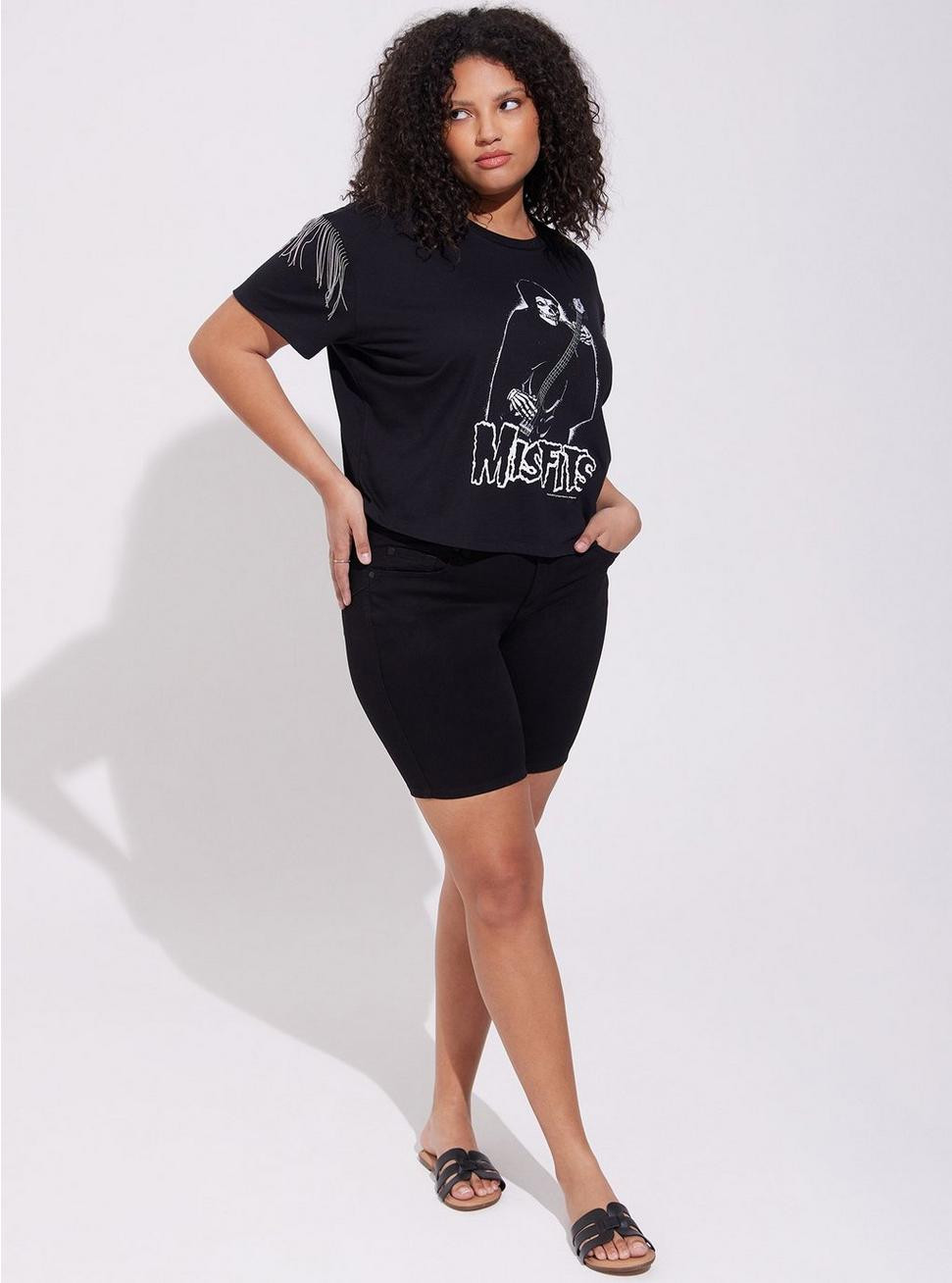 8 Inch Bombshell Premium Stretch High-Rise Short | Torrid (US & Canada)