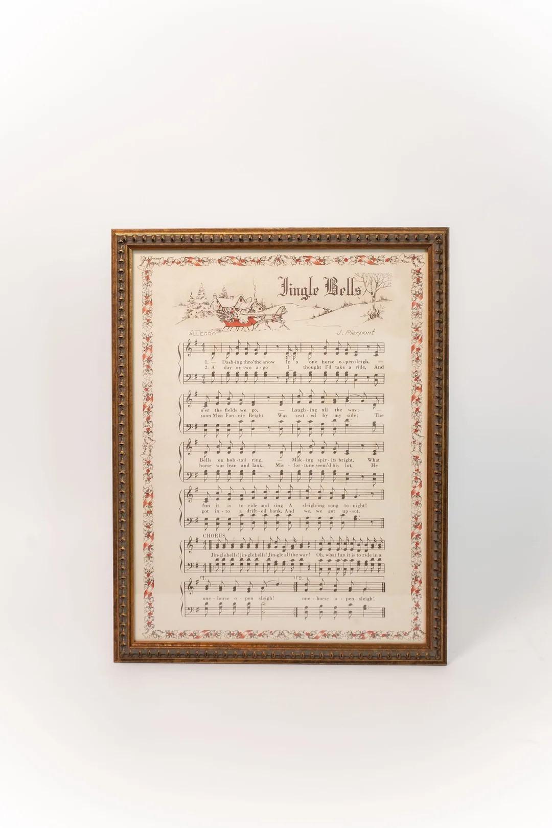 Jingle Bells Wall Art | THELIFESTYLEDCO