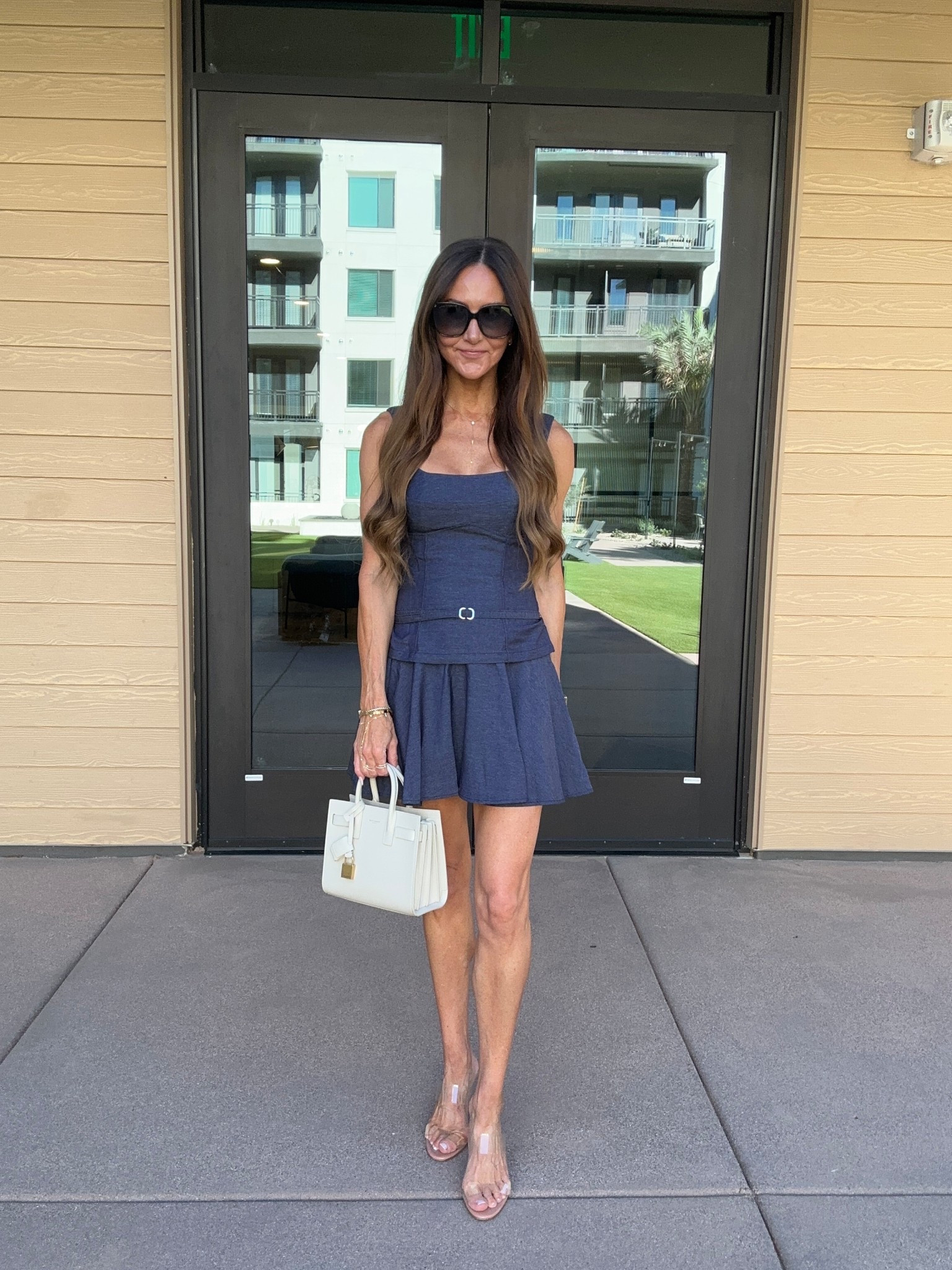 Wearing xs in dress and linked several similar blazer options💙

#LTKWorkwear #LTKOver40