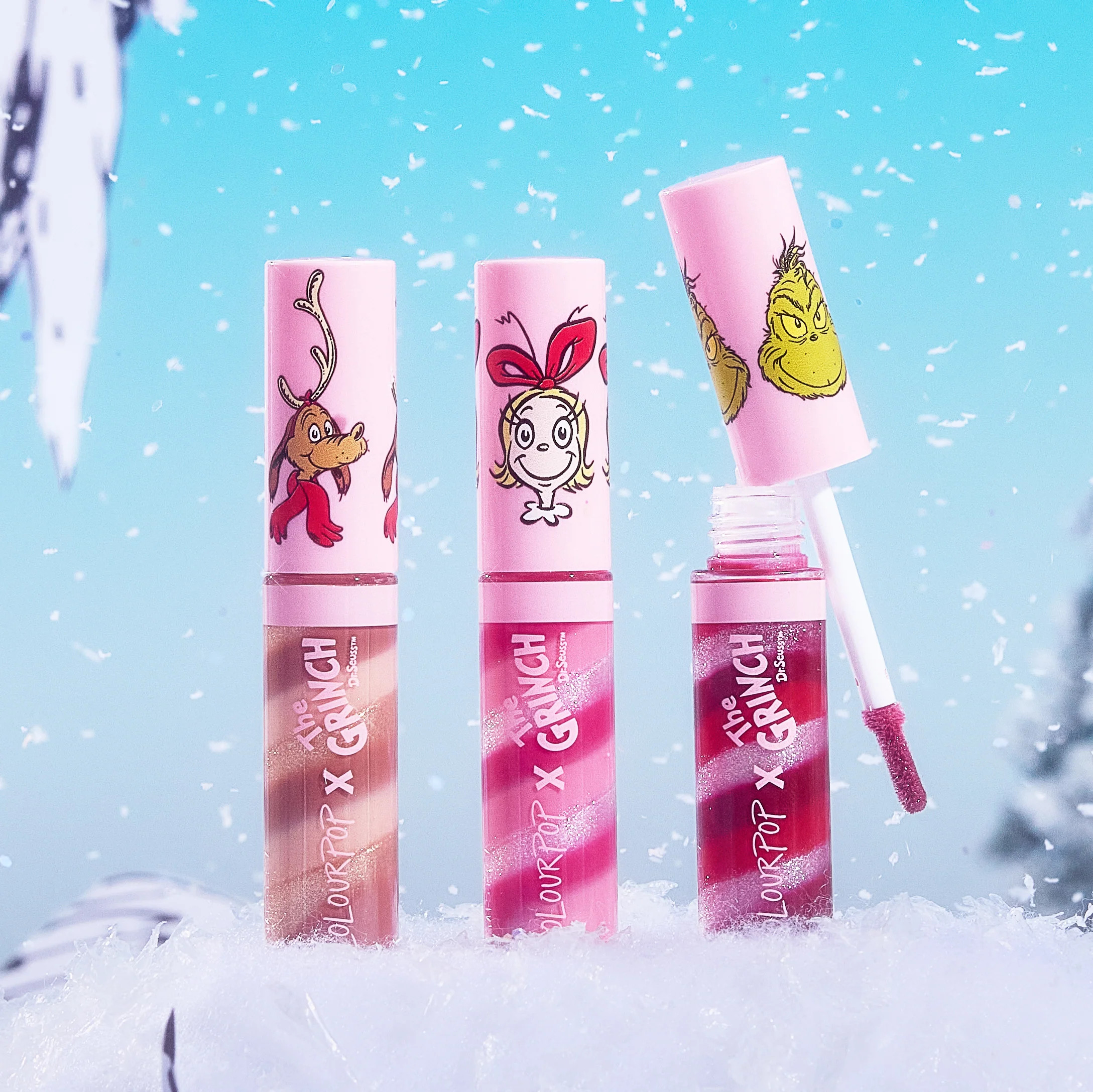 Merry Grinchmas Swirl Lip Gloss Kit | ColourPop® x The Grinch | Colourpop