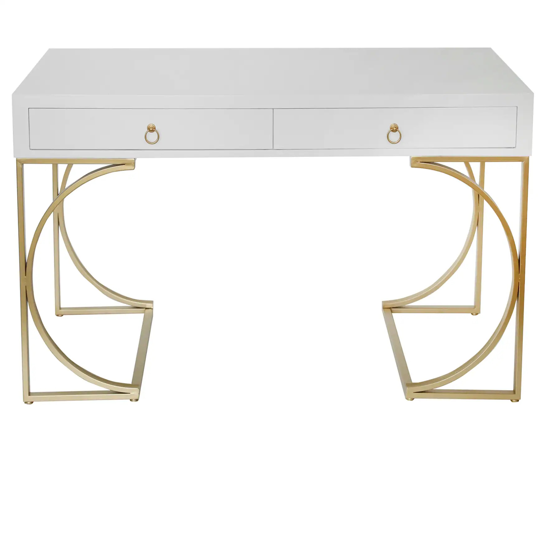 Julienne White and Gold Desk | Bed Bath & Beyond