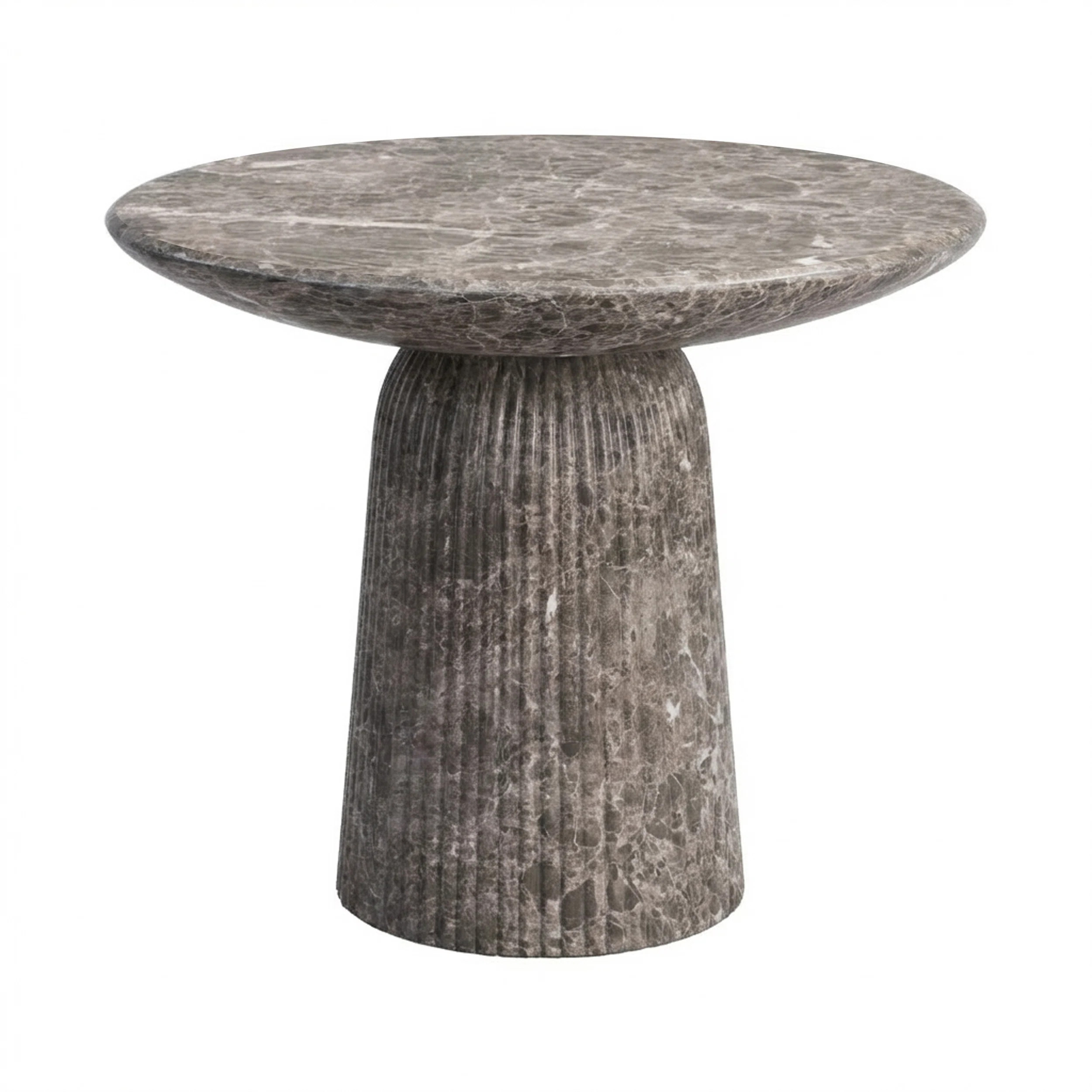 Foundry Select Tithi Faux Emperador Marble Concrete Bistro Table For Indoor And Outdoor Use | Wayfair North America