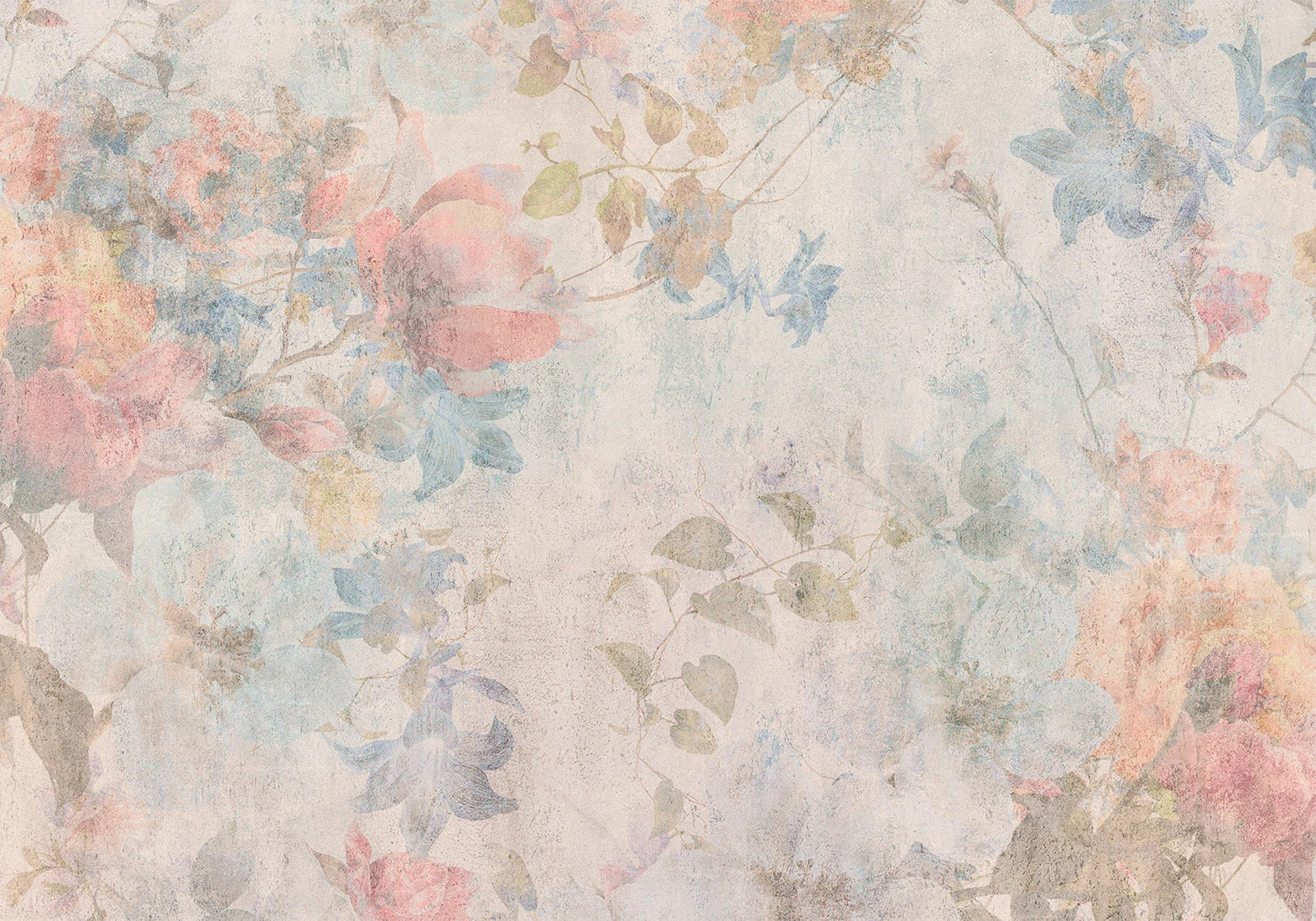 Peel & Stick Floral Wall Mural - Soft Tone GardenByRed Barrel Studio® | Wayfair North America