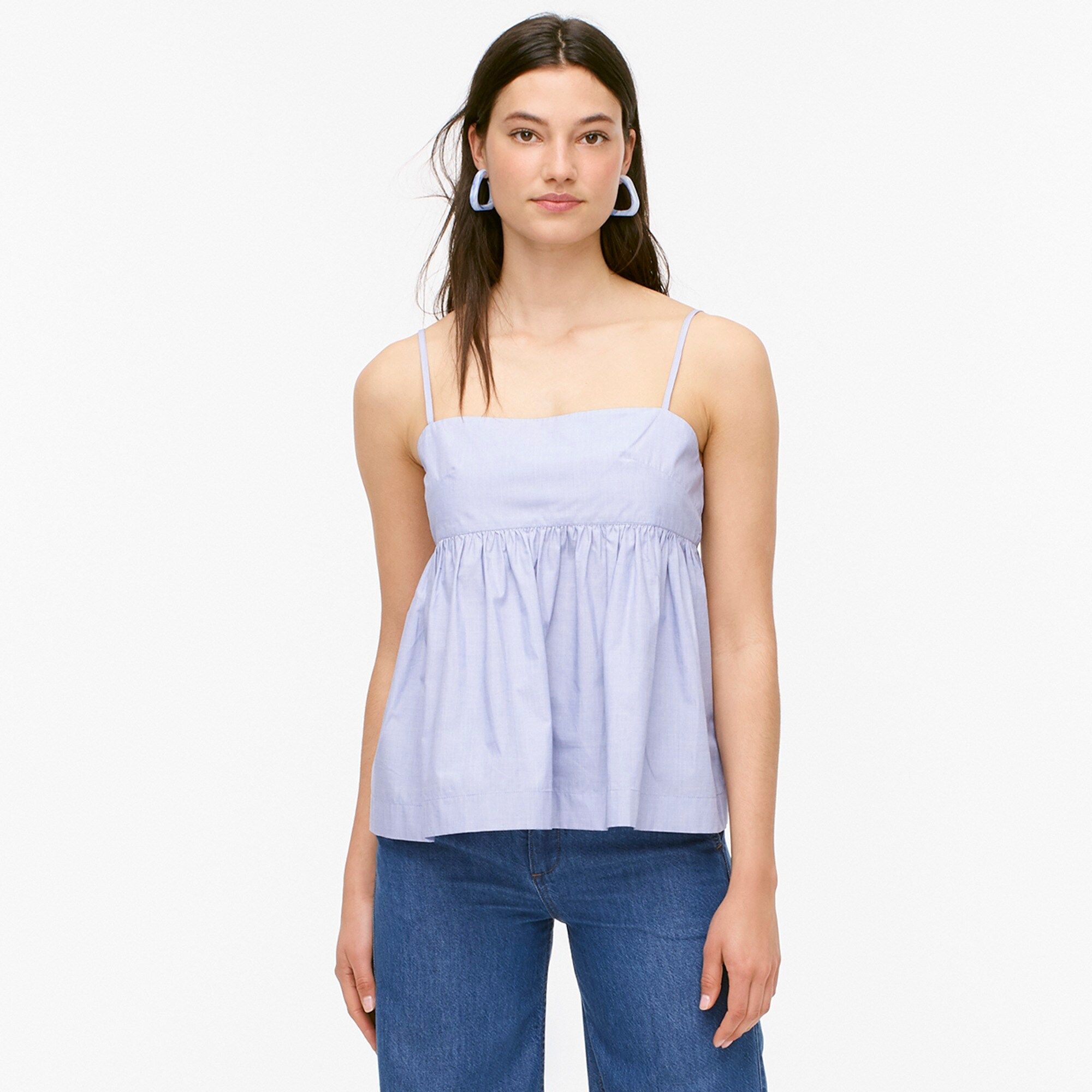 End-on-end cotton camisole top | J.Crew US