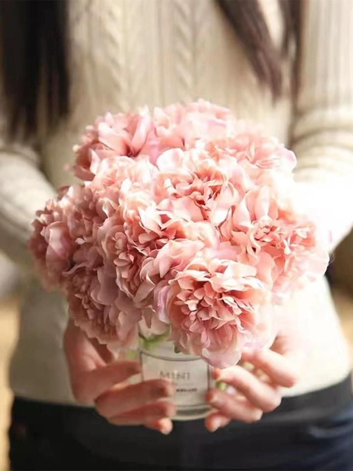 5 peças/conjunto Decoração rosa artificial poliéster simulado decoração de flores casa e fe... | SHEIN