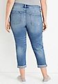 Plus Size KanCan™ High Rise Ripped Cropped Jean | Maurices